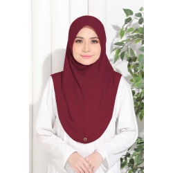 Tudung Adeela Active Size M - Chilly Red